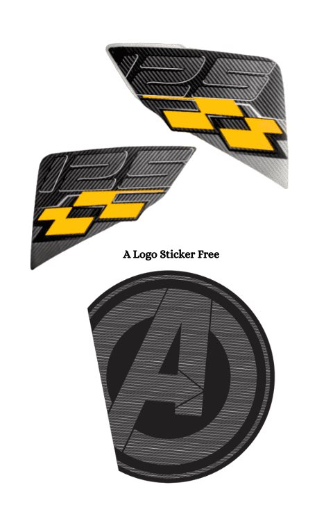 TVS Ntorq Race Edition Yellow Side Panel Sticker | Ntorq Race Edition Yellow Graphics